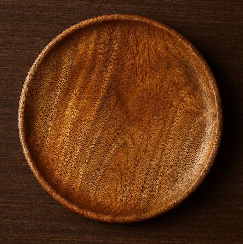 Handcrafted Wooden Dinner Plate