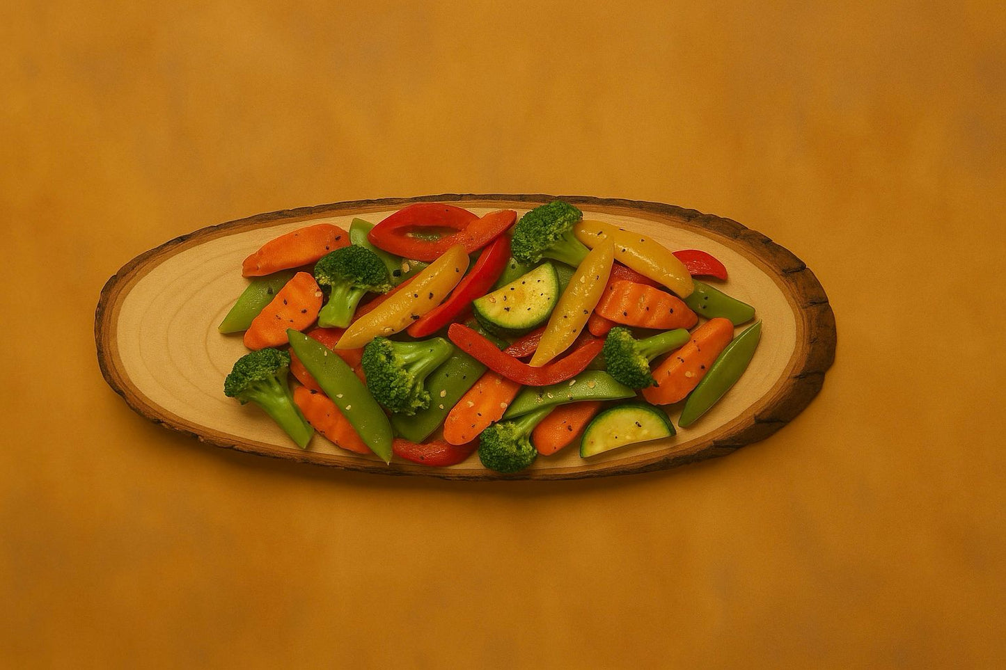 12-inch Mango Wood Serving Plate – Rustic Round Charger & Platter