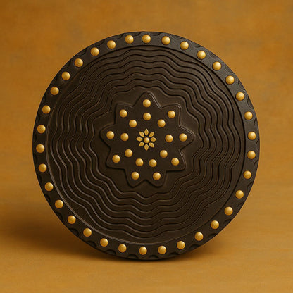 Handcrafted Antique Wooden Tray – Spring Motif | 15x10" Ornate Décor & Serving Tray