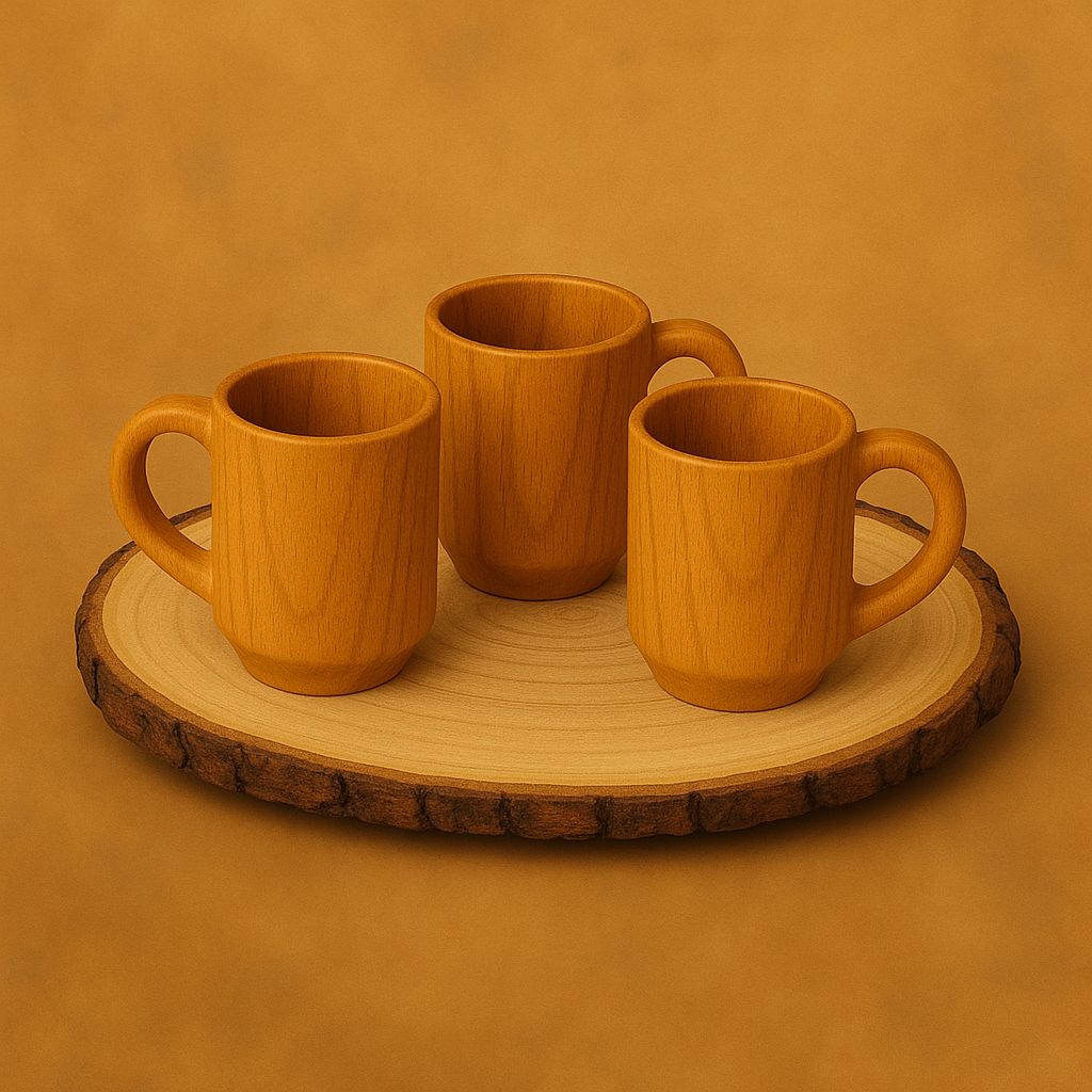 12-inch Mango Wood Serving Plate – Rustic Round Charger & Platter