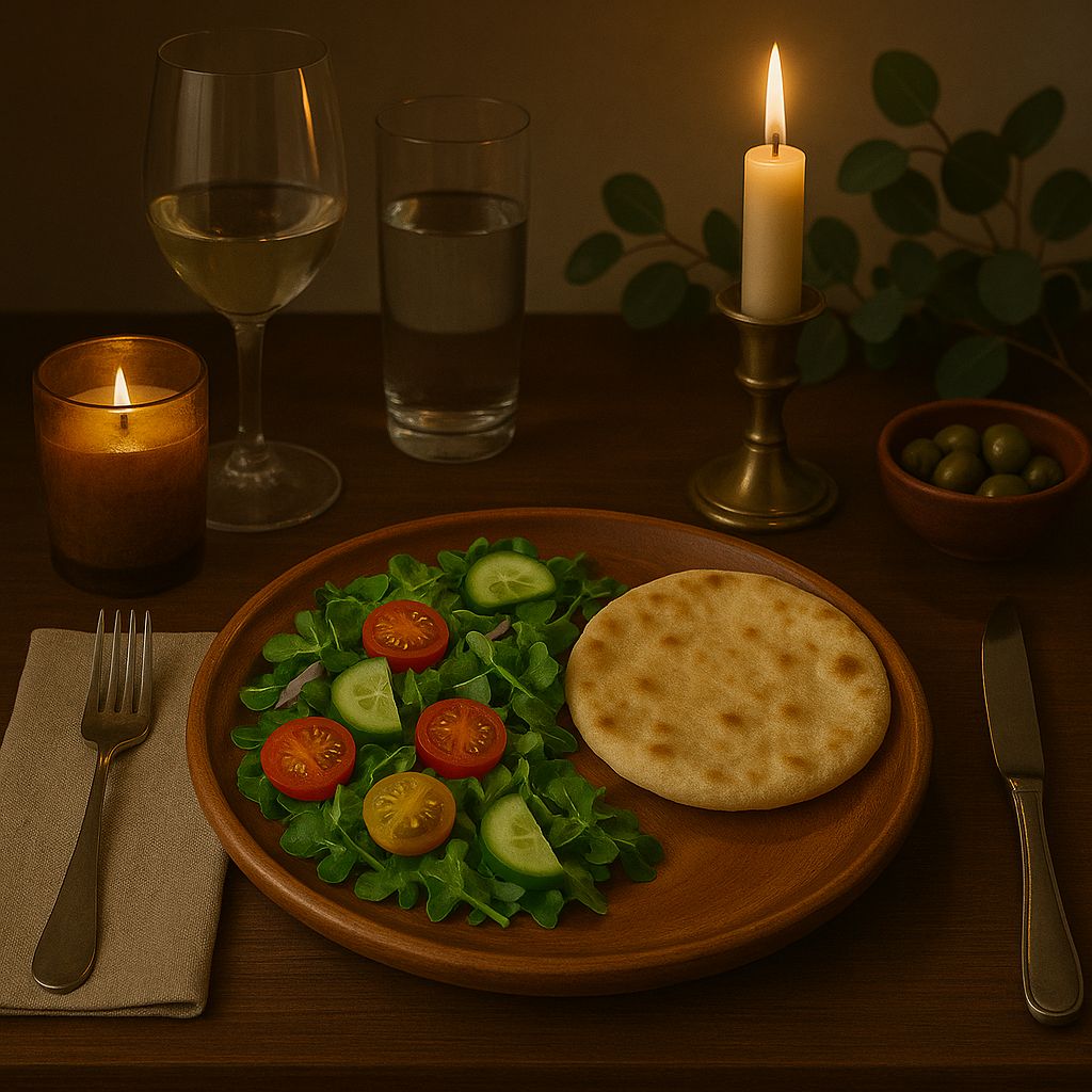 Handcrafted Wooden Dinner Plate