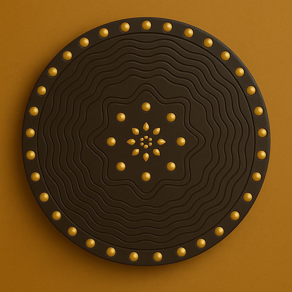 Handcrafted Antique Wooden Tray – Spring Motif | 15x10" Ornate Décor & Serving Tray